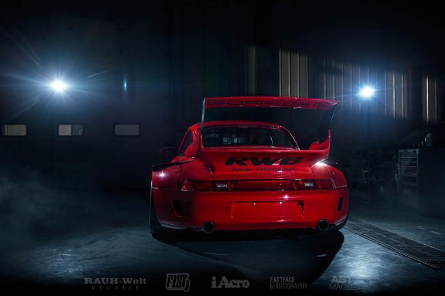 Porsche 993 fishbone rauh welt begriff de retour en chine 