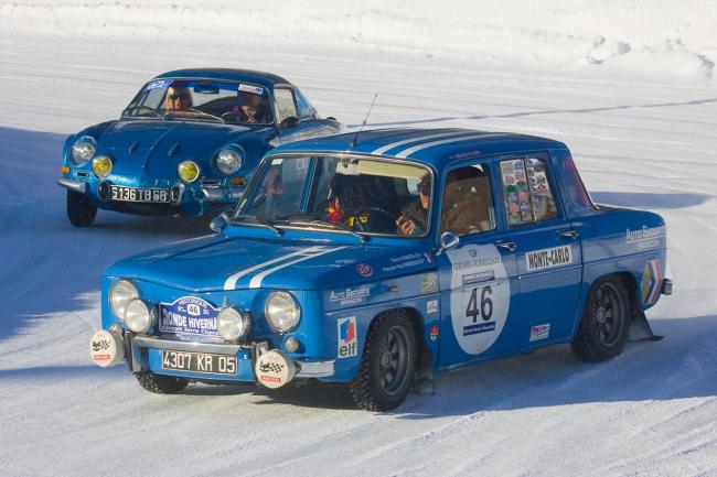 Janvier mois du blanc sur le circuit de glace de serre chevalier 