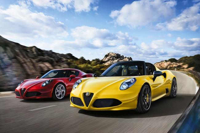 L alfa romeo 4c spider debarque a geneve au prix de 73 000 euros 