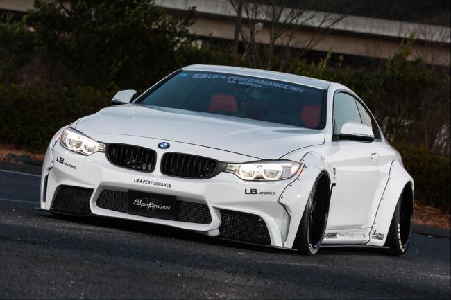 Liberty walk retouche la bmw serie 4 