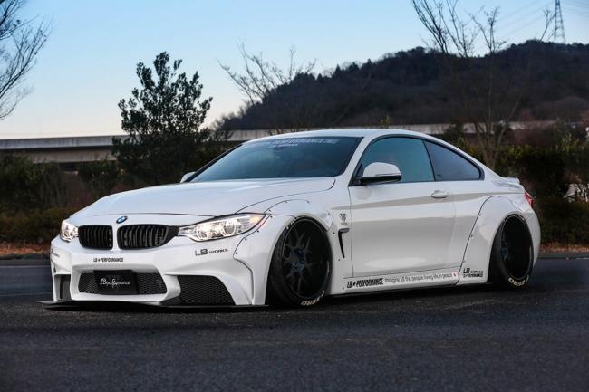 Liberty walk retouche la bmw serie 4 