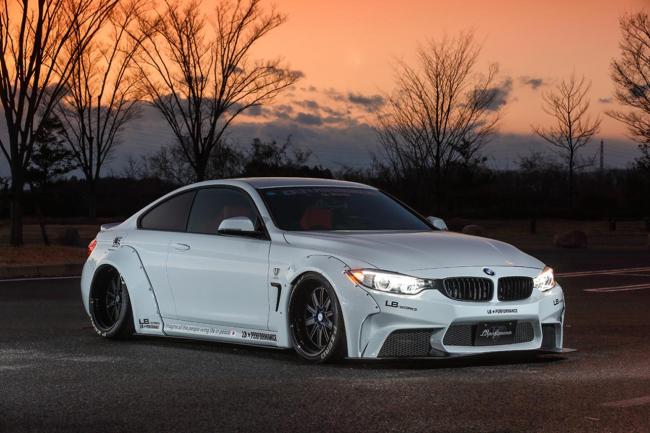 Liberty walk retouche la bmw serie 4 