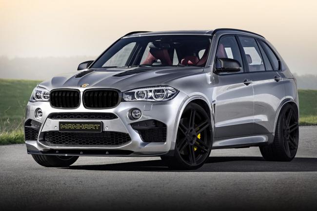 Manhart souleve le capot du bmw x5 m 