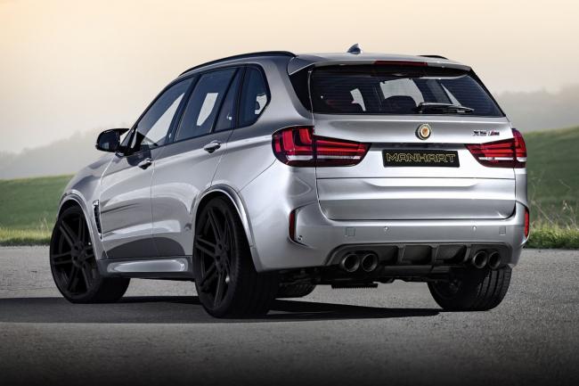 Manhart souleve le capot du bmw x5 m 