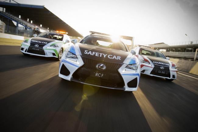 La lexus rc f devient safety car en v8 supercars 