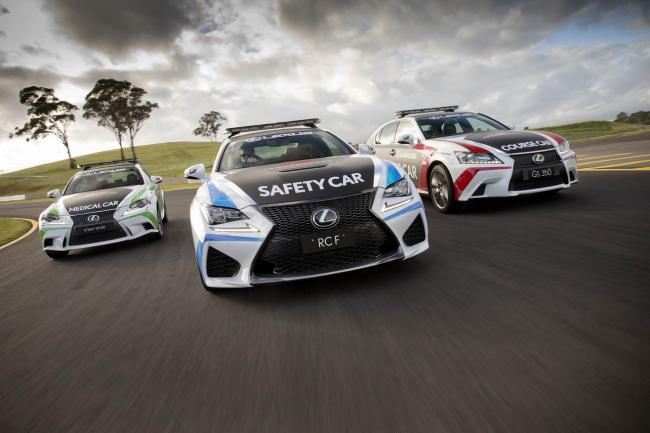 La lexus rc f devient safety car en v8 supercars 