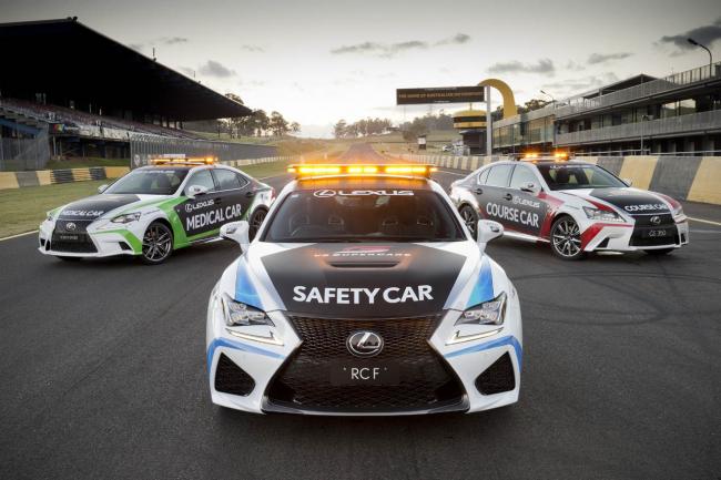 La lexus rc f devient safety car en v8 supercars 