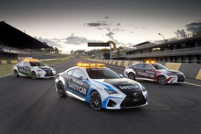 La lexus rc f devient safety car en v8 supercars 