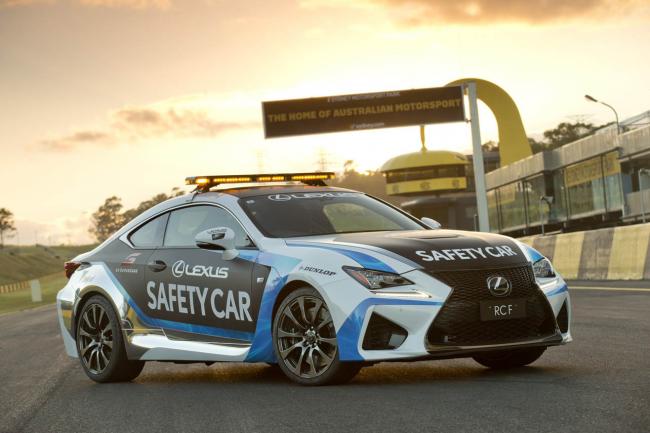 La lexus rc f devient safety car en v8 supercars 