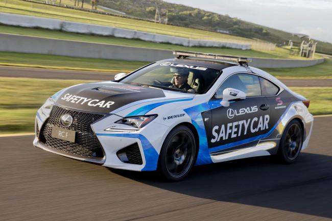 La lexus rc f devient safety car en v8 supercars 