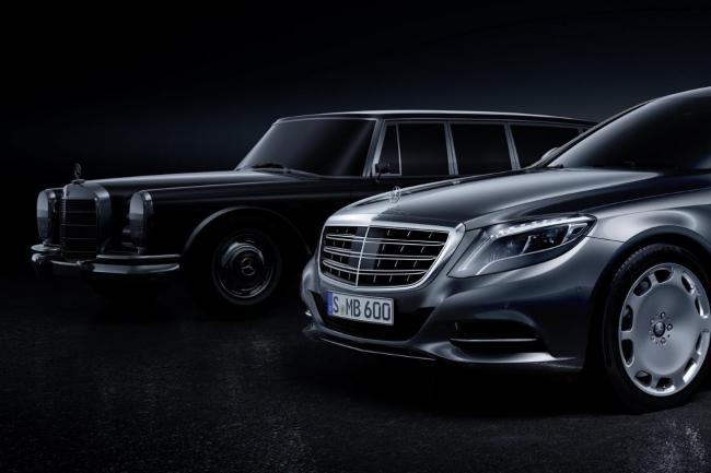 Mercedes maybach la version longue pullman a geneve 