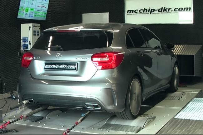 Mcchip dkr pousse la mercedes classe a45 amg a 442 ch 