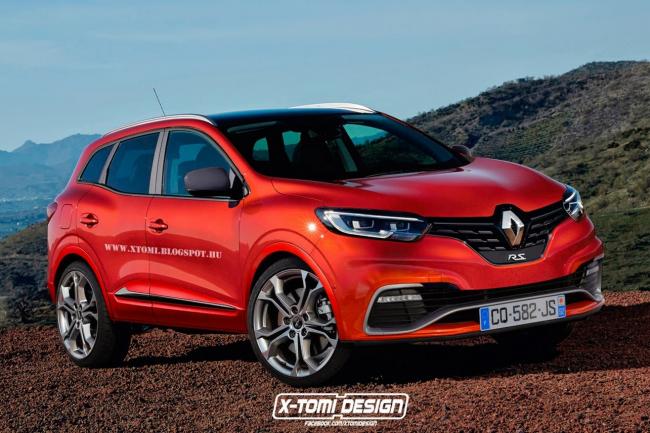 Un renault kadjar rs presque reel 