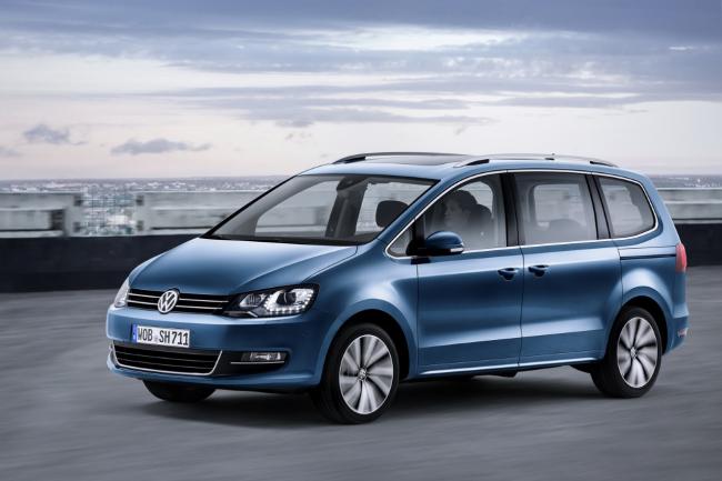 Un leger restylage pour le volkswagen sharan a geneve 