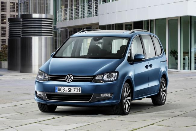 Un leger restylage pour le volkswagen sharan a geneve 