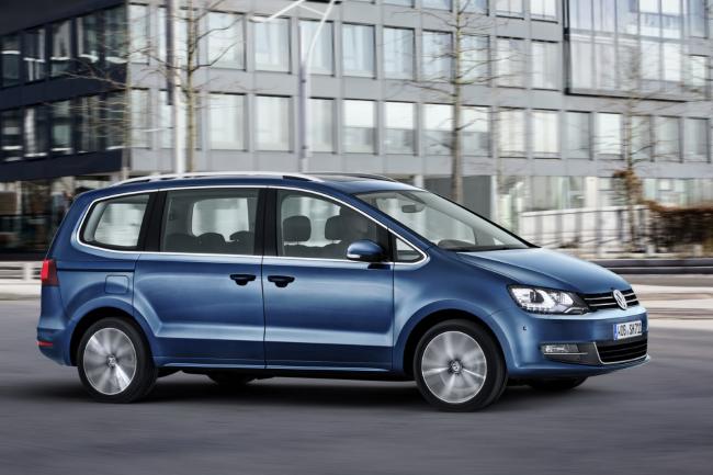 Un leger restylage pour le volkswagen sharan a geneve 