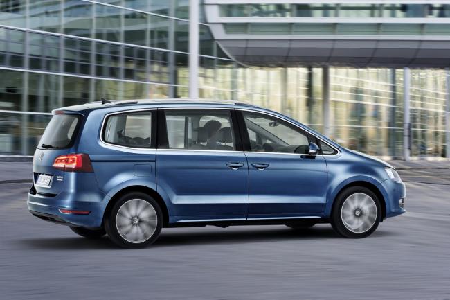 Un leger restylage pour le volkswagen sharan a geneve 