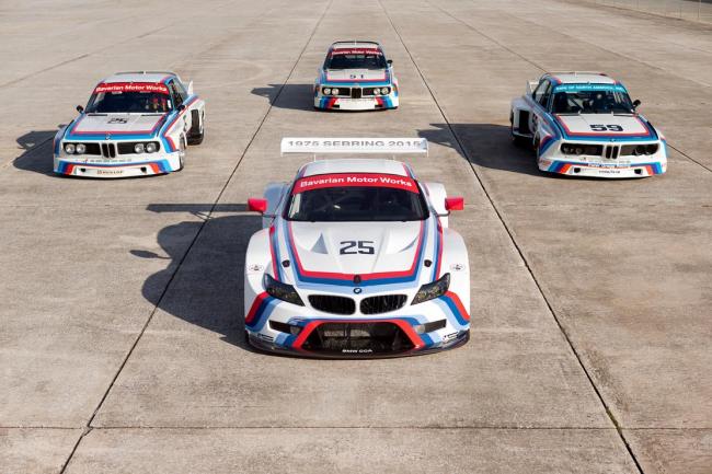 Un bmw z4 gtlm avec une livree historique 