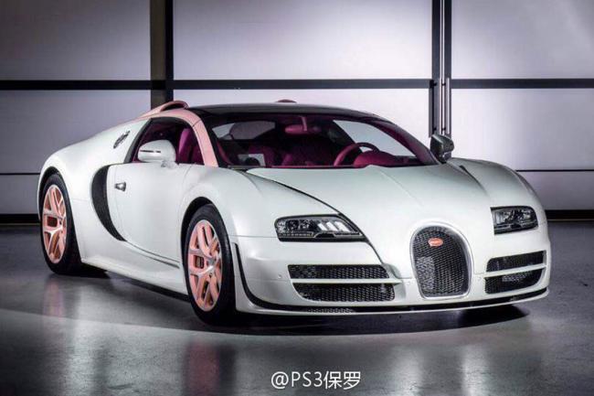 Une bugatti veyron rose en guise de cadeau d amour 