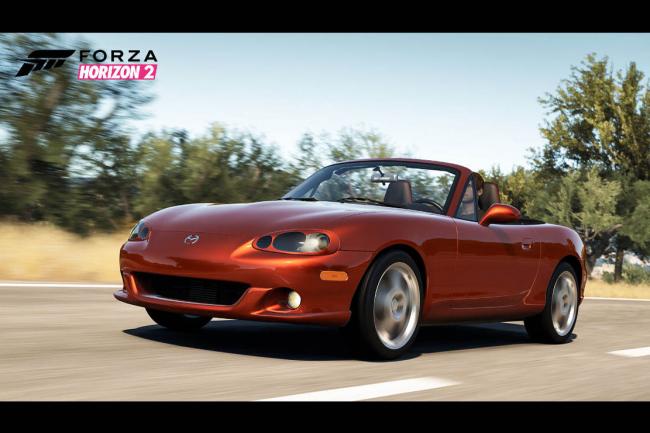 Le mazda mx 5 est a la fete sur forza horizon 2 