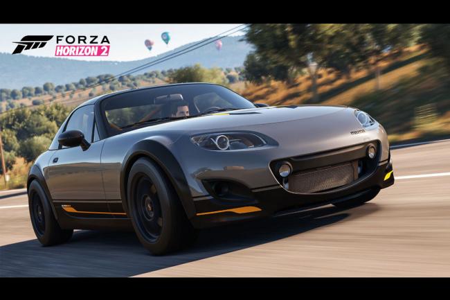 Le mazda mx 5 est a la fete sur forza horizon 2 