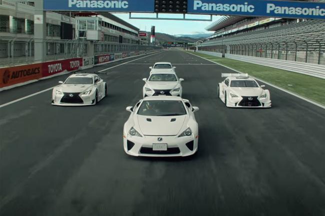 Dance of f la lexus rc f a l honneur sur le fuji 