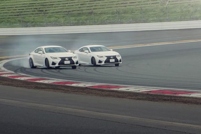 Dance of f la lexus rc f a l honneur sur le fuji 