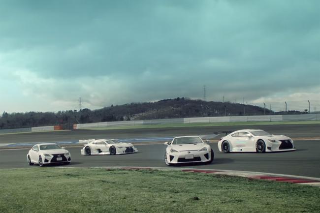 Dance of f la lexus rc f a l honneur sur le fuji 