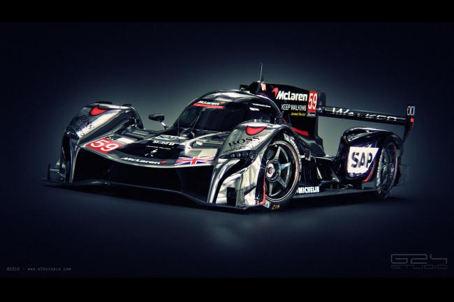 Une mclaren lmp1 imaginee en 3d 