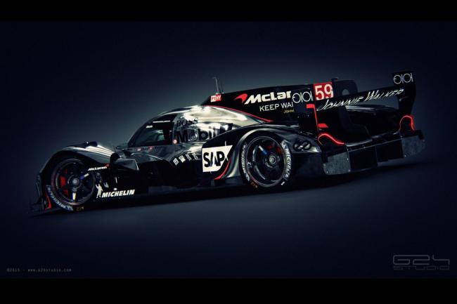 Une mclaren lmp1 imaginee en 3d 