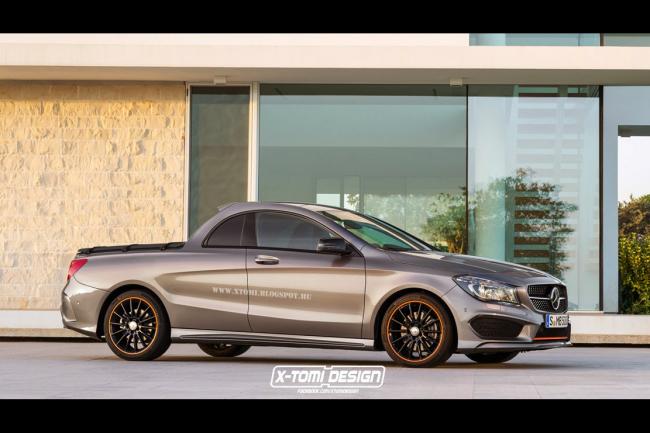 Le mercedes cla shooting brake version pick up 