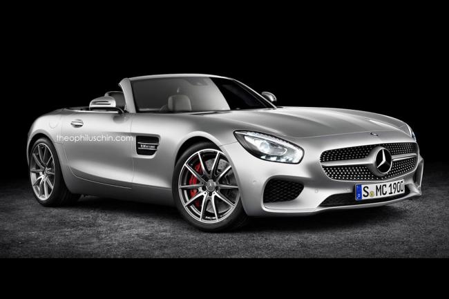 Fantasme anticipe mercedes amg gt roadster 