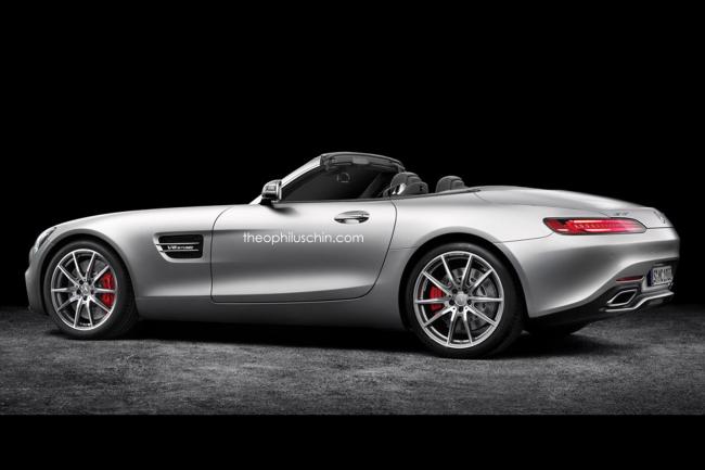 Fantasme anticipe mercedes amg gt roadster 