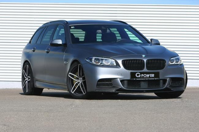 G power pousse la bmw m550d touring a 435 ch 