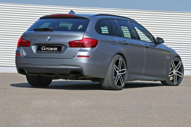 G power pousse la bmw m550d touring a 435 ch 