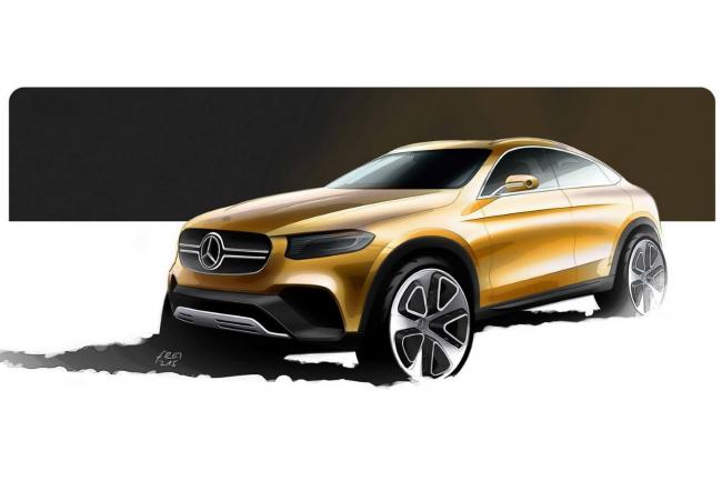 Mercedes esquisse son futur glc coupe 