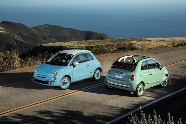 La fiat 500 vintage 57 aussi en cabriolet 