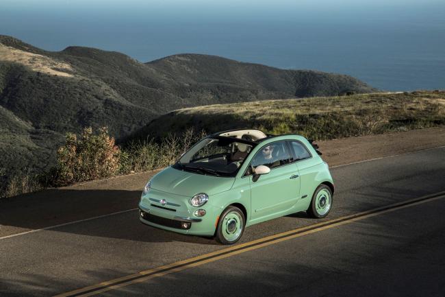 La fiat 500 vintage 57 aussi en cabriolet 