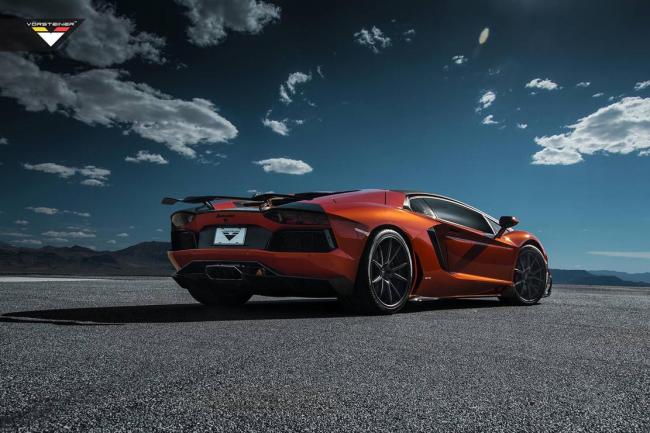 Vorsteiner et la lamborghini aventador 