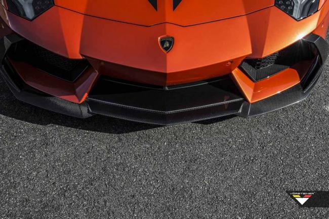 Vorsteiner et la lamborghini aventador 