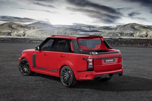 Startech transforme le range rover en pick up 