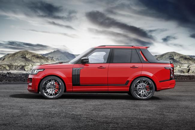 Startech transforme le range rover en pick up 