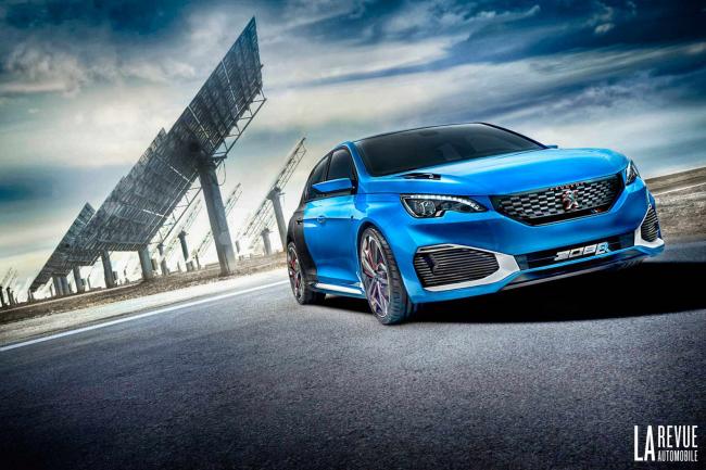 La peugeot 308 r hybrid seduisante et radicale 