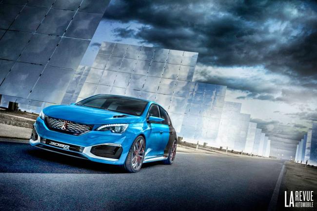 La peugeot 308 r hybrid seduisante et radicale 