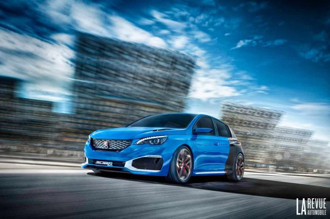 La peugeot 308 r hybrid seduisante et radicale 