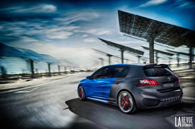 La peugeot 308 r hybrid seduisante et radicale 