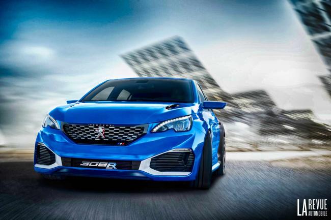 La peugeot 308 r hybrid seduisante et radicale 