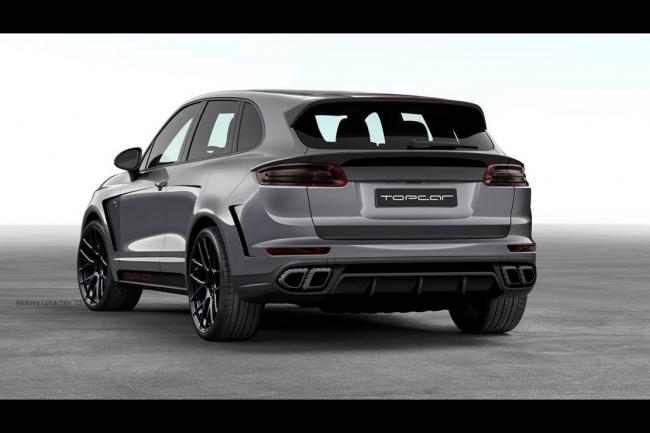 Topcar offre une face de 911 au porsche cayenne 