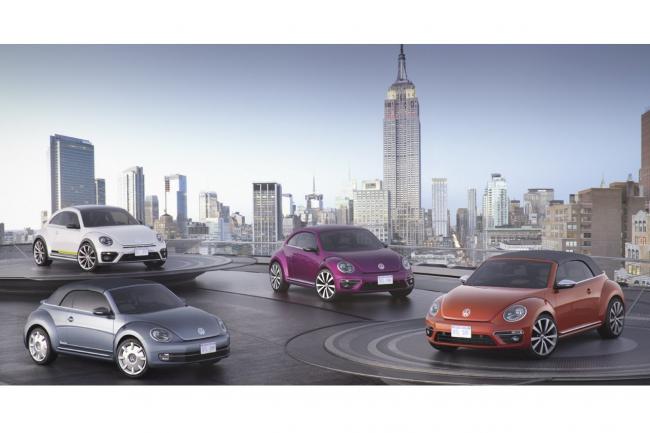 Quadruple de concepts pour la vw coccinelle a new york 