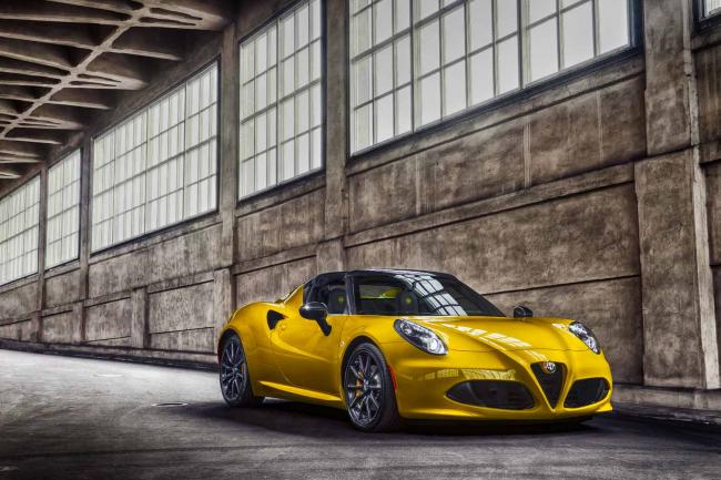 Alfa romeo 4c spider encore plus seduisante 